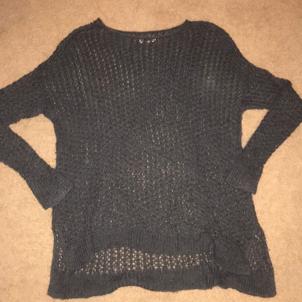 Gray oversized sweater, Hollister